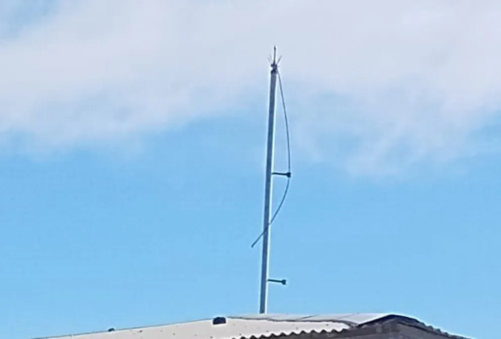 Son varias las lanzas descubiertas sin los coaxiles. Fotos gentileza.