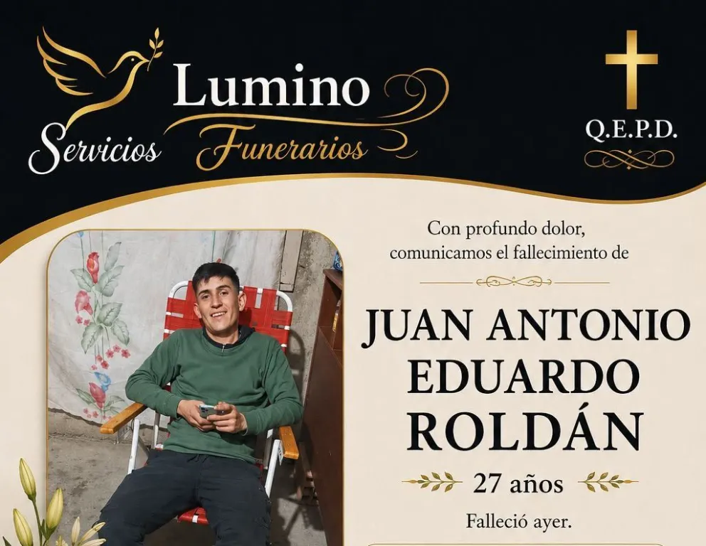Los restos de Roldán fueron derivados a Mendoza. Foto gentileza.