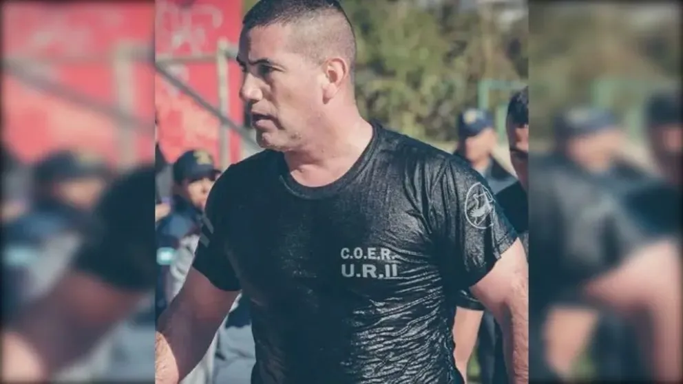 Barroso era el jefe del COER en Cipolletti: una personalidad muy respetada por los policías que lo conocían. Foto: gentileza.
