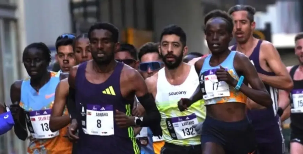 Un domingo soñado para el atleta viedmense. Foto Instagram.