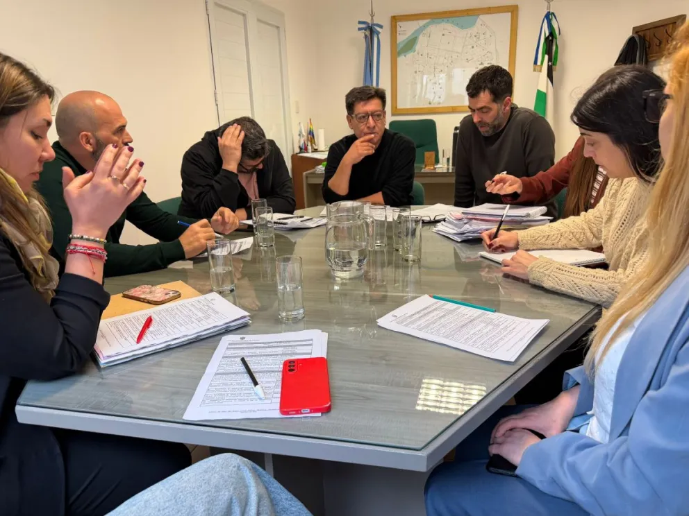 El Concejo, con la presencia de su presidente, Pedro Bichara, trabajó en Labor Parlamentaria. Foto: gentileza 