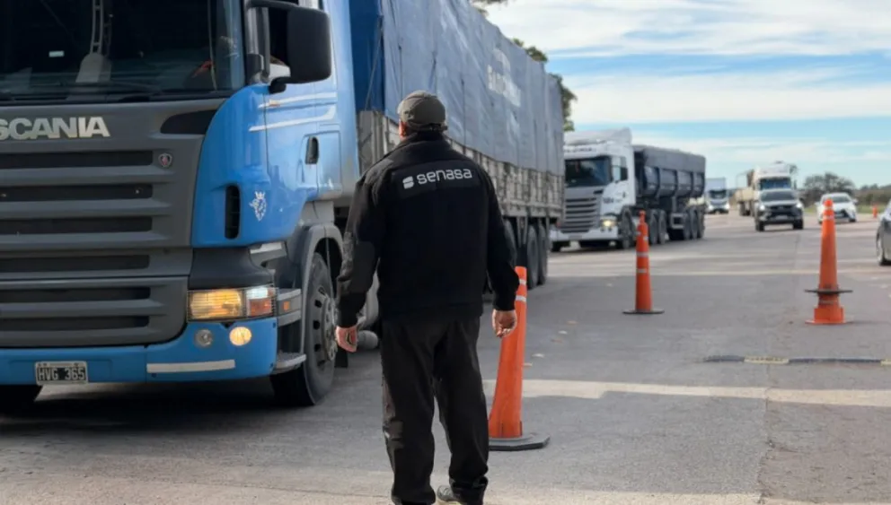 En lo que va del año, el puesto del Km 714 ya labró más de 600 actas y realizó 76 decomisos para preservar la zona libre de moscas de la fruta. Foto: Gentileza.