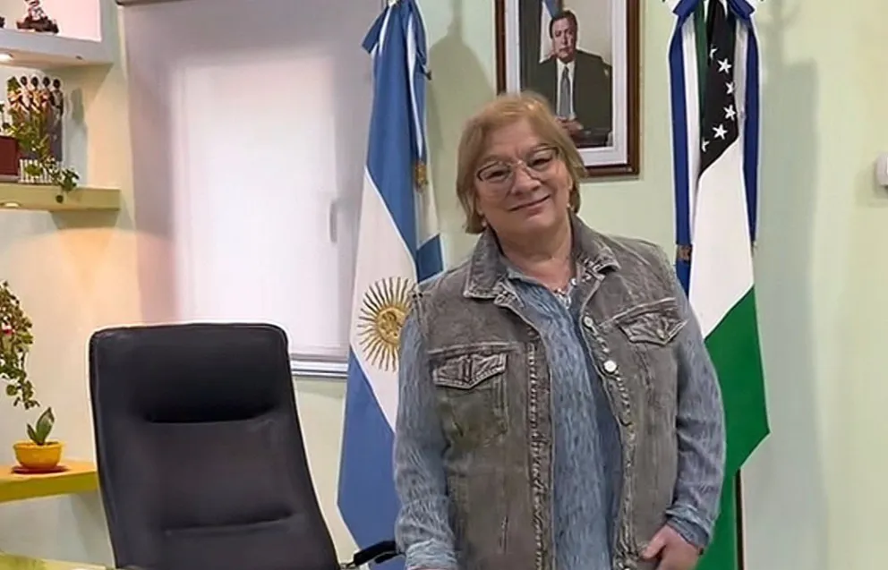 Mabel Yauhar, la intendenta con más aura de Río Negro. 