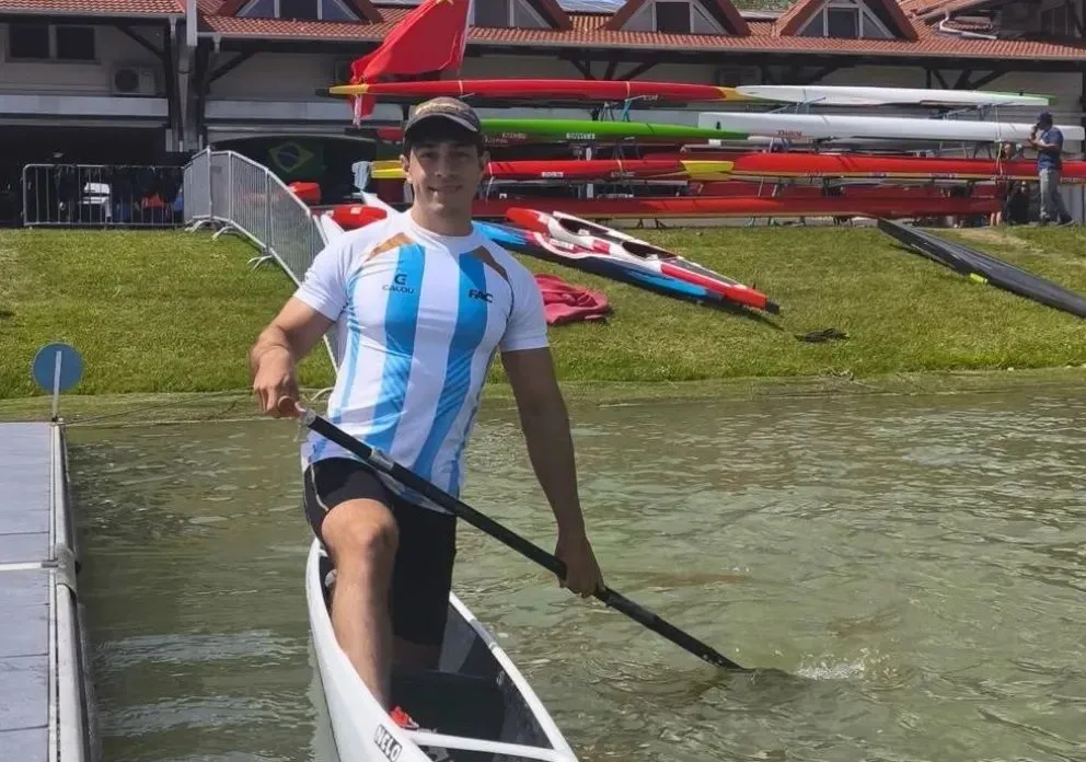 Aramís Sánchez Ayala, el becado rionegrino fue el deportista más joven de la Final.