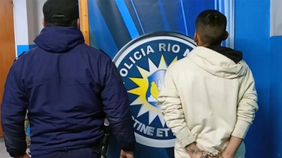 Las cámaras permitieron seguir y localizar al hombre en Viedma. Crédito: Gobierno de Río Negro