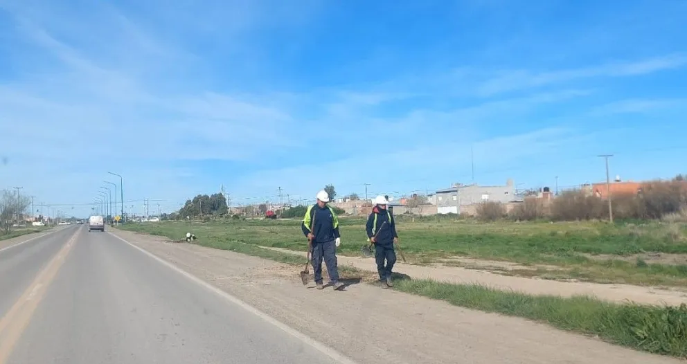 Los primeros movimientos de suelo en la zona ya anticipan el cambio. Manejar de noche dejará de ser lo mismo. Foto: Gentileza. 