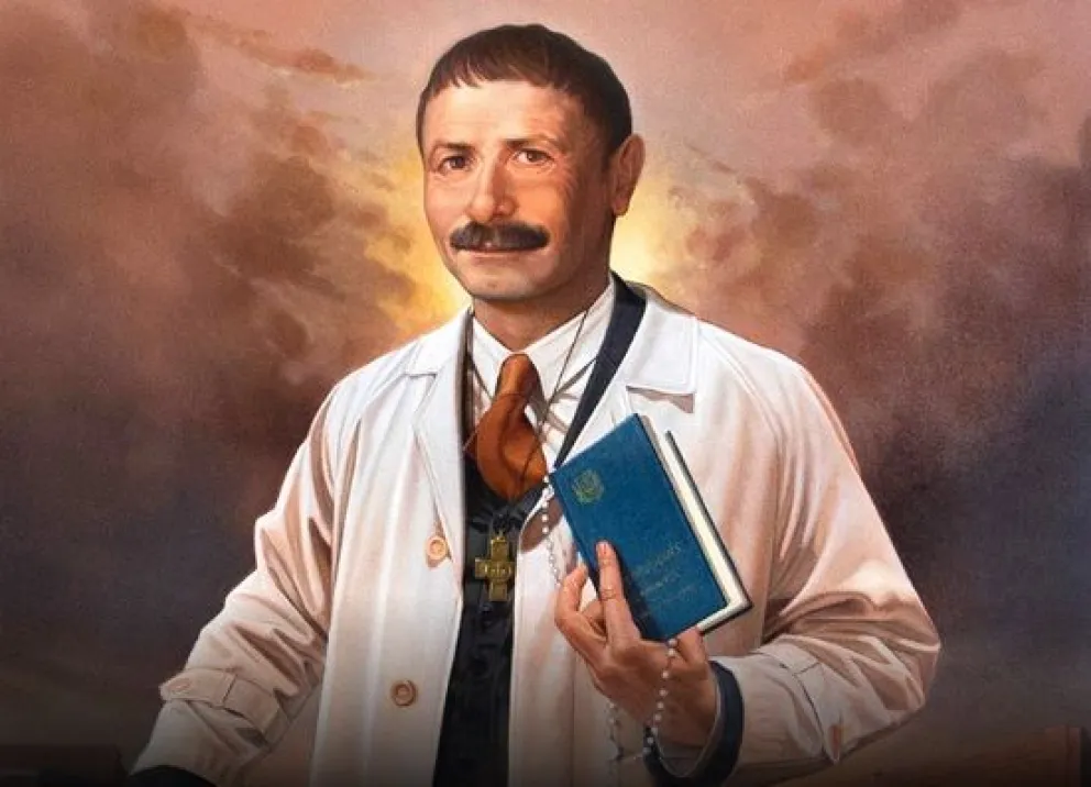El Enfermero de los Pobres y Santo por dos milagros confirmados, Artémides Zatti, sigue siendo uno de los motivos de orgullo de Viedma a nivel mundial. Foto Web.