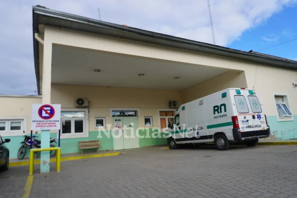 El joven murió en el hospital Artémides Zatti de Viedma. Foto NoticiasNet. 