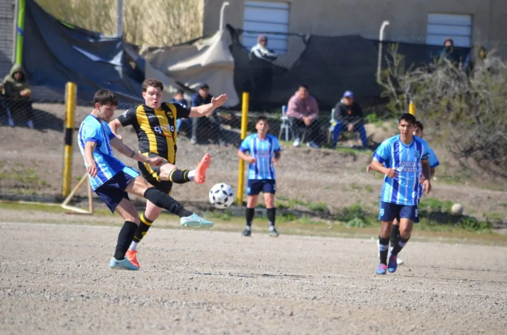 Victoria del "aviador" en tierras sanantonienses. Foto: gentileza Prensa Jorge Newbery. 
