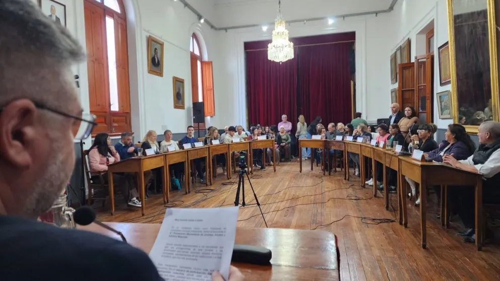 La reciente fractura del bloque libertario elevó a siete la cantidad de bancadas en el Deliberante de Patagones, una cifra sin precedentes. Fotos: HCD de Patagones.