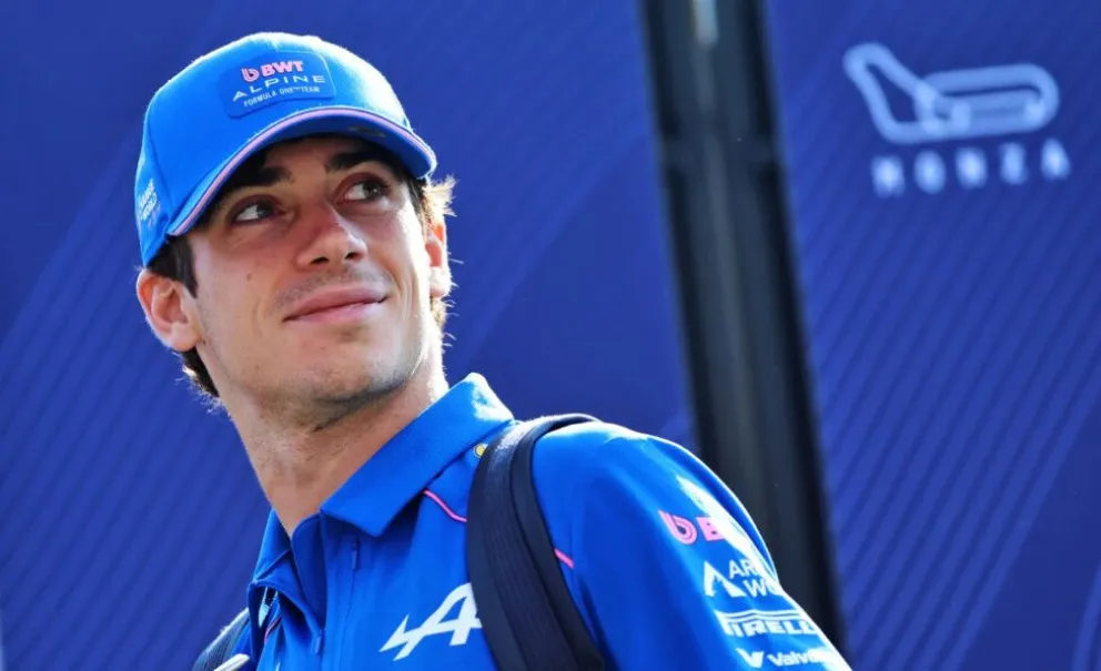 Colapinto se prepara para el GP de España. 