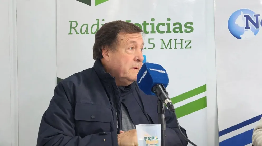 El gobernador Alberto Weretilneck visitó el estudio de Radio Noticias en el marco de la 30° Expo Rural de La Comarca Viedma-Patagones. Fotos NoticiasNet. 