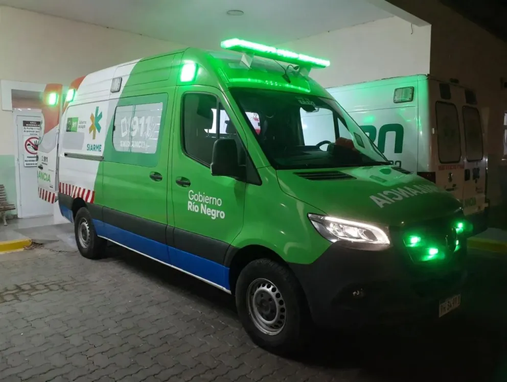 El joven motociclista fue asistido por el Siarme y terminó en el hospital. Foto archivo. 