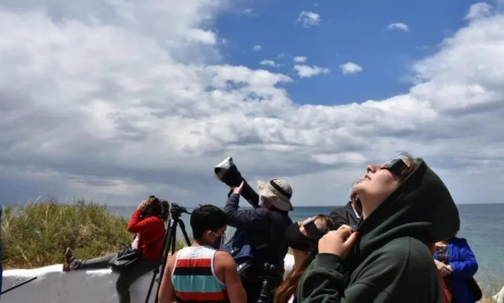 El eclipse anular de sol atravesará el centro del golfo, por lo que será el mejor lugar para verlo. Foto: gentileza 