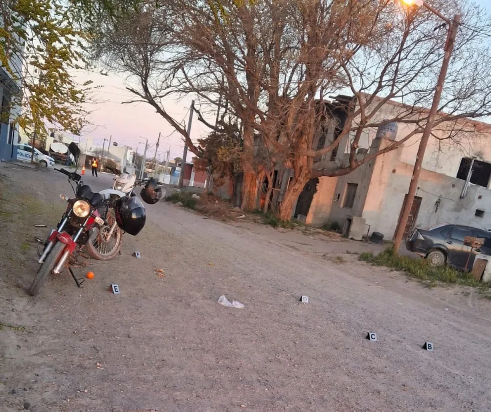 Esquina en donde colisionaron dos motos en San Antonio Oeste. Foto: Gentileza para NoticiasNet. 