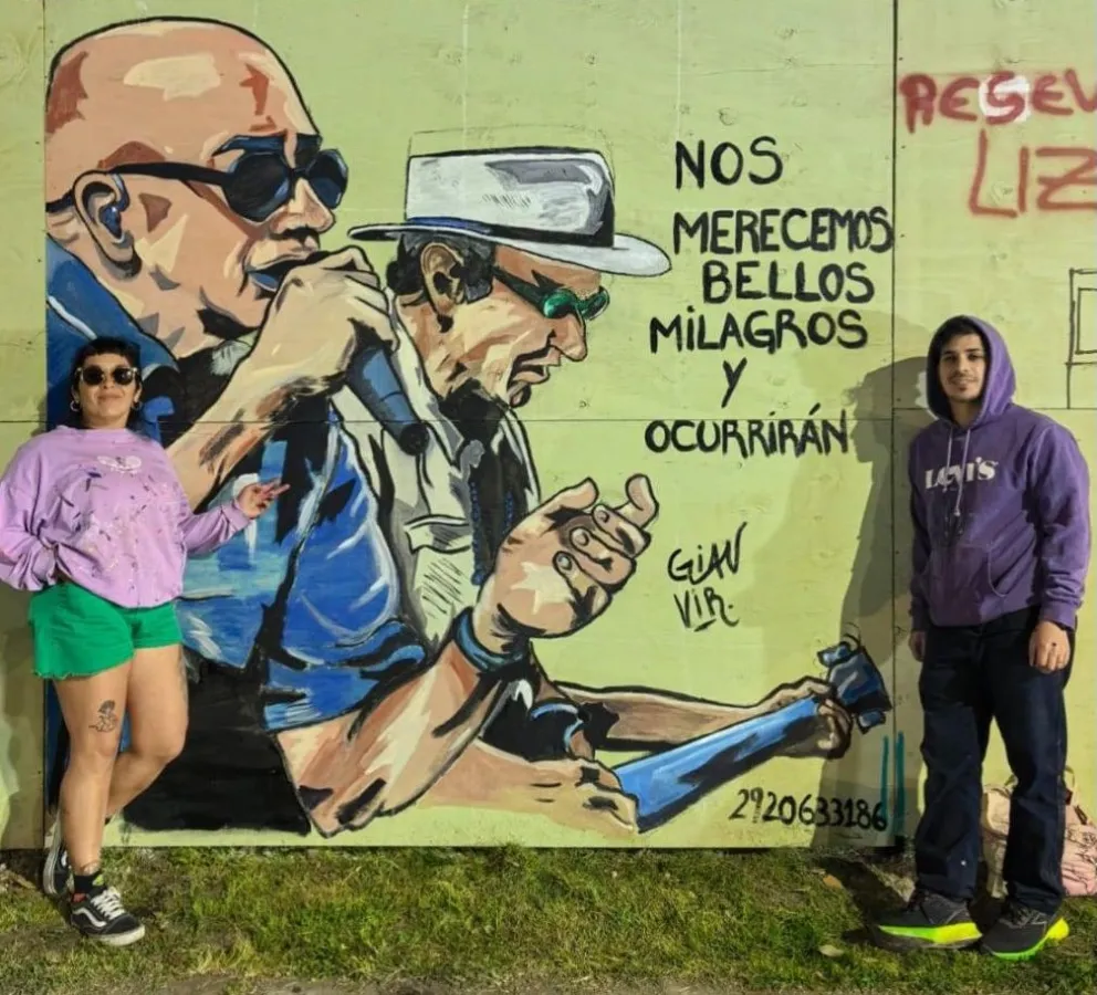 La obra del Indio y Skay de la mano de los hermanos Pelozo. 