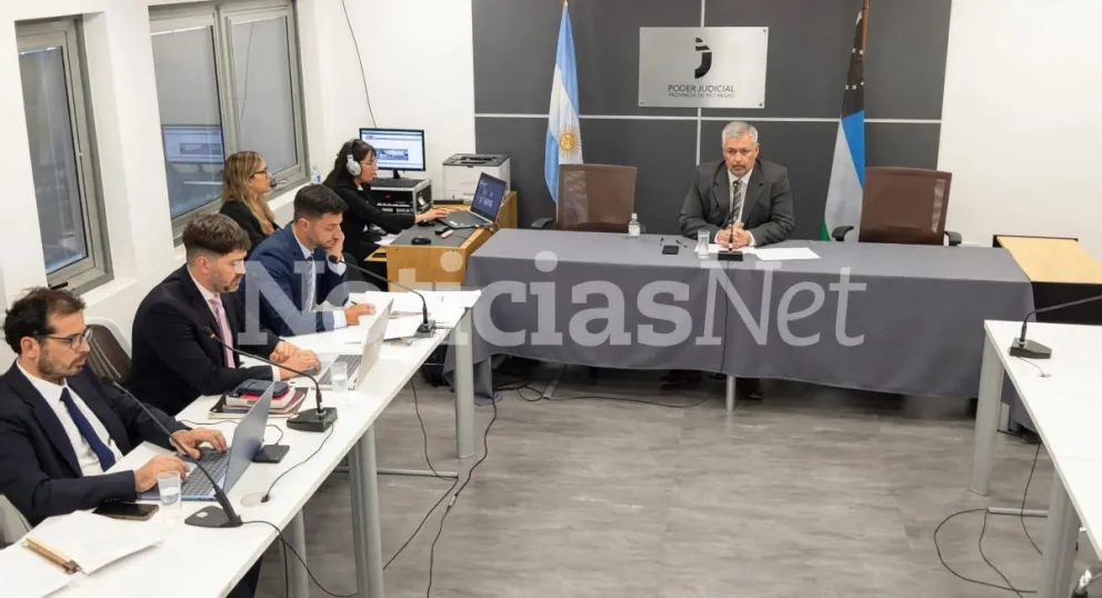 Segunda audiencia de certificados truchos en el Anexo del Poder Judicial en Viedma. Fotos: NoticiasNet. 
