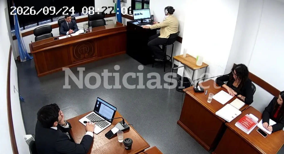 Audiencia de formulación de cargos por una acusación de material de abuso sexual infantil. Foto: captura de pantalla. 