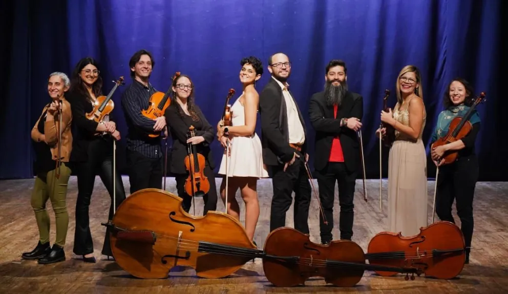 Un ensamble de cuerdas de primer nivel para homenajear a dos íconos de la música universal. Foto: Gentileza.