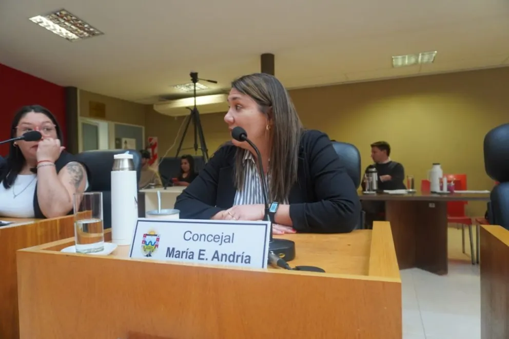 Ambos proyectos, impulsados por la concejal María Andria, fueron aprobados. Foto: Vanesa Schwemmler.