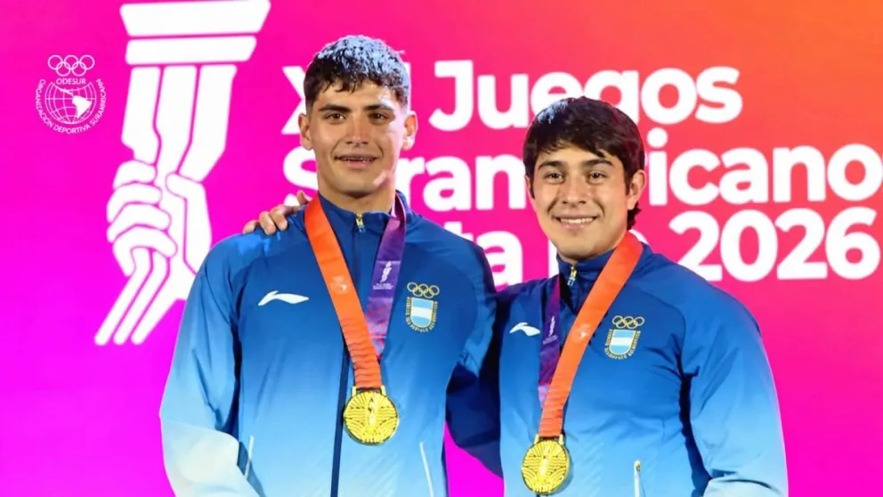 Aramís Sánchez Ayala ganó dos medallas para Argentina, una dorada y otra plateada. Fotos gentileza. 