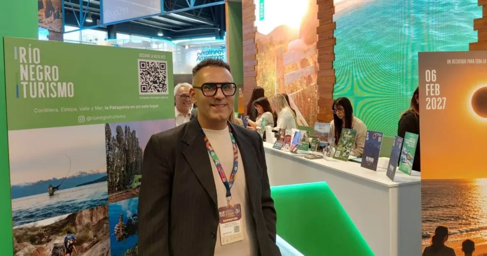 El secretario de Turismo de Las Grutas, Rodolfo Hidalgo. Foto: gentileza Turismo Las Grutas