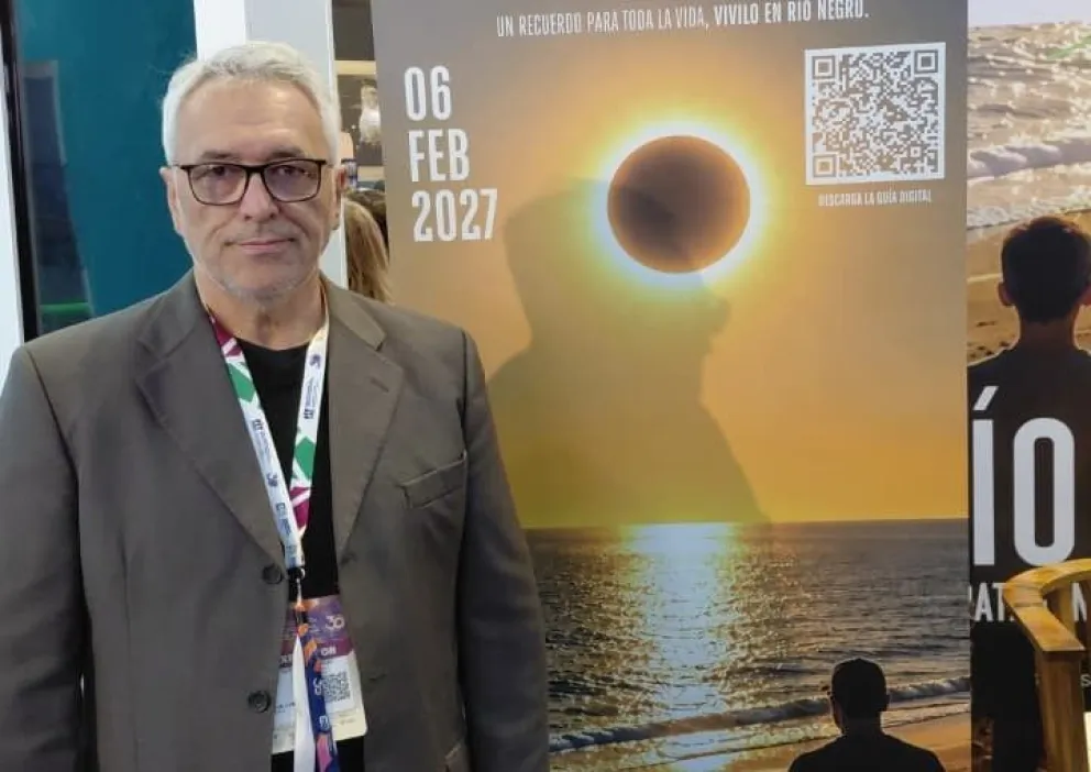 El subsecretario de Turismo, Sergio Rodríguez, estuvo presente en la FIT 2026 -foto gentileza. 
