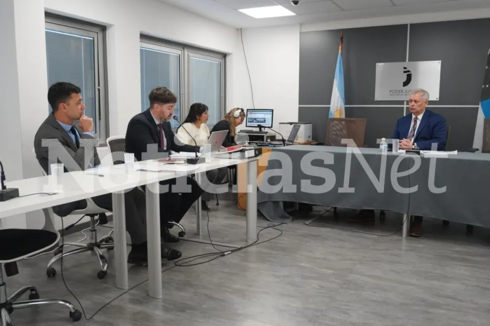 Audiencia de presentación de pedidos de excepciones por la megacausa de certificados falsos en Viedma. Fotos: NoticiasNet. 