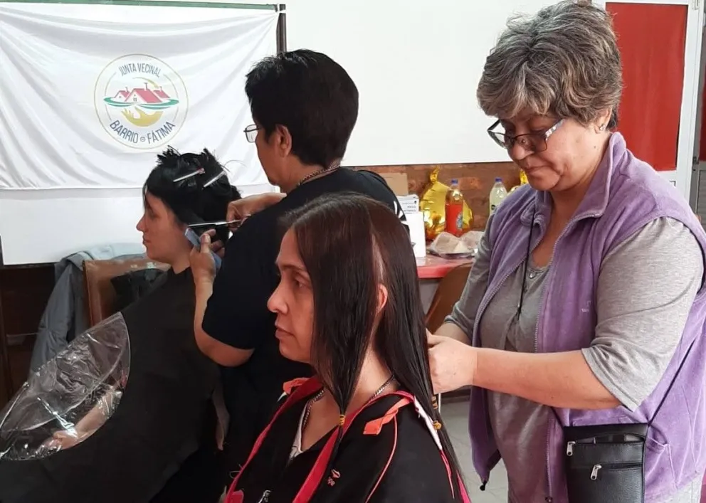 “Cada aporte ayuda a devolver sonrisas” afirmó Liliana Managua tras la actividad del ùltimo lunes. fotos gentileza. 
