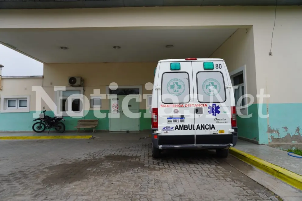 Dos heridos graves en el Hospital Artémides Zatti de Viedma. Foto archivo NoticiasNet. 