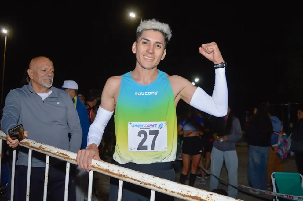 De Roca, el gran ganador de la 27° edición de la Maratón Stilo. Foto Emanuel Mirenghi.