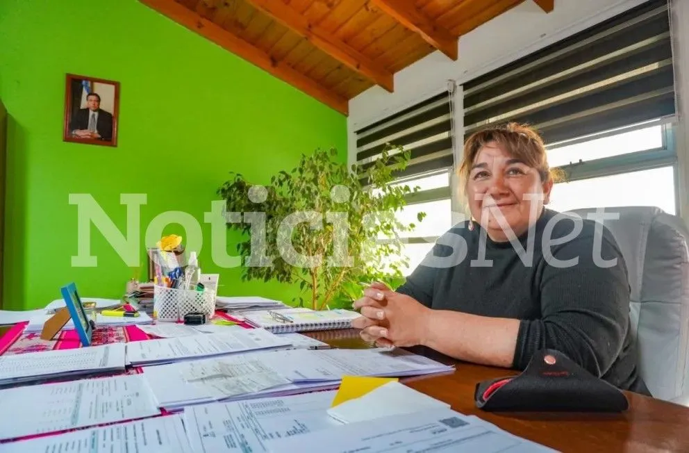 La jefa comunal de San Javier dejó en claro su estrategia para el futuro de la localidad. Foto Vanesa Schwemmler para NoticiasNet.