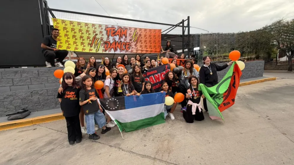 La clasificación obtenida ahora en suelo cordobés le permitirá a Team Dance volver a representar a Viedma en Brasil. Foto: Gentileza. 