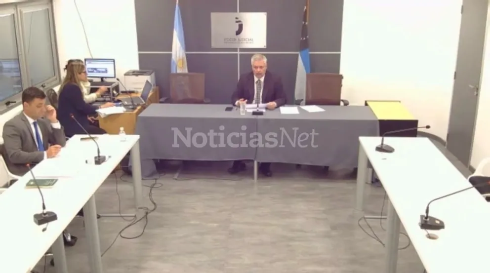 Audiencia judicial por la megacausa de certificados truchos en Viedma, que compete a más de 120 policías rionegrinos. 