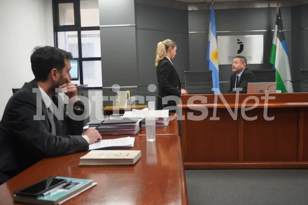 Audiencia de juicio abreviado por el homicidio de un querido enfermero de la ciudad. Fotos NoticiasNet. 
