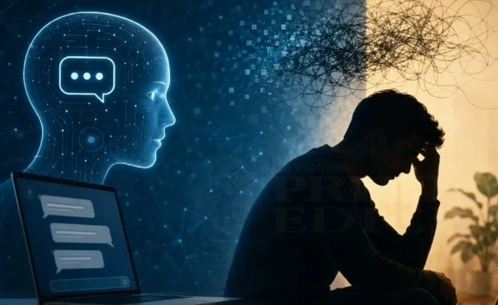 El uso de chatbots como ChatGPT para terapia digital crece entre jóvenes por su inmediatez y accesibilidad. Foto: Imagen ilustrativa.