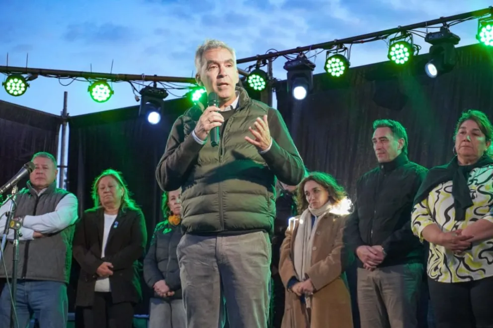 El presidente del bloque de Juntos Somos Río Negro (JSRN) valoró la gestión provincial. Foto Vanesa Schwemmler, para NoticiasNet.
