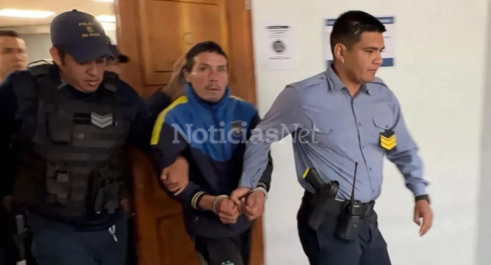 Isaías Veloso le pegó a un juez, a policías y a varias personas más. Foto: archivo. 