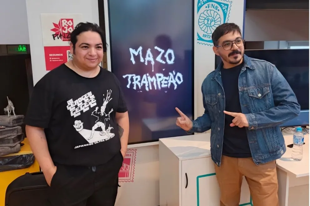 Borjas y Agustín lograron crear un videojuego a pesar de la distancia, uno está en Viedma y el otro se encuentra en San Juan. 
