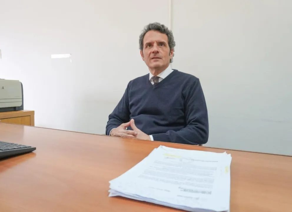 El nuevo titular de la Ayudantía Fiscal de Patagones, Martín Giorgetti. Foto Vanesa Schwemmler para NoticiasNet.