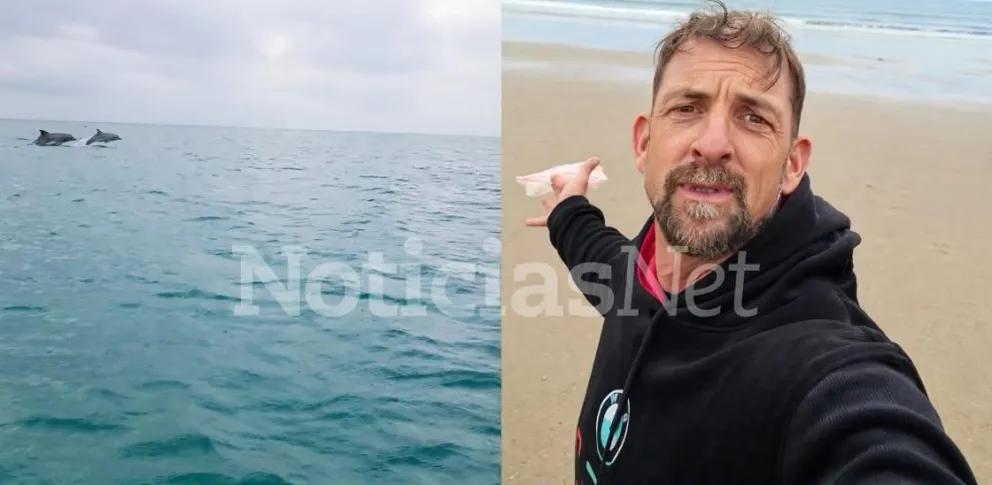 Daniel Teramo y una inolvidable experiencia, una más para el cuaderno. Foto gentileza. 