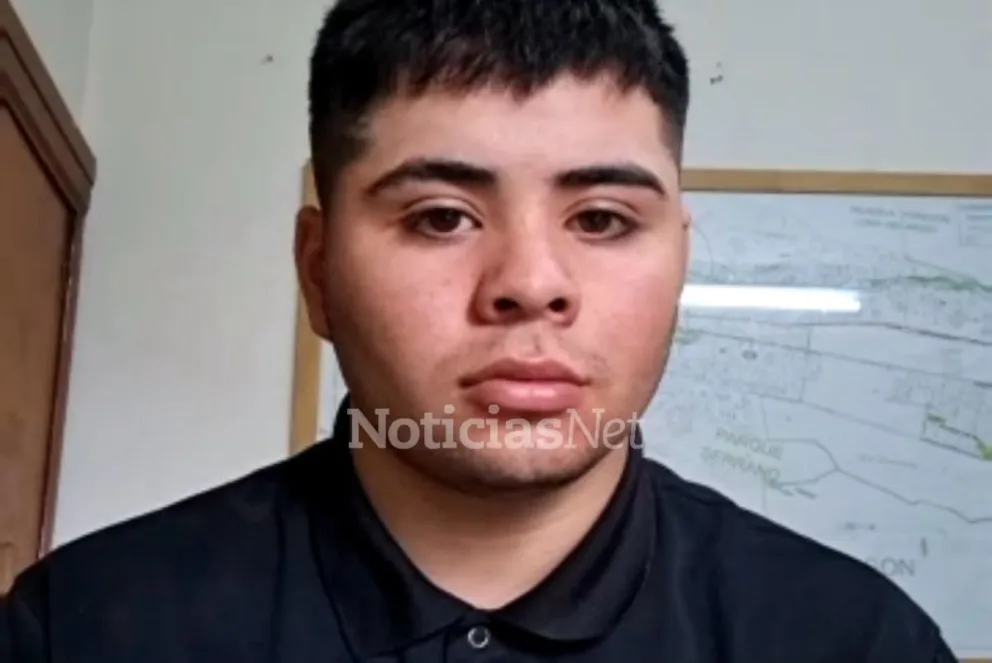 Ciro Briones Lanzavecchia, detenido en El Bolsón, tras una semana de búsqueda por haber herido gravemente a dos personas en Viedma. Fotos: NoticiasNet. 