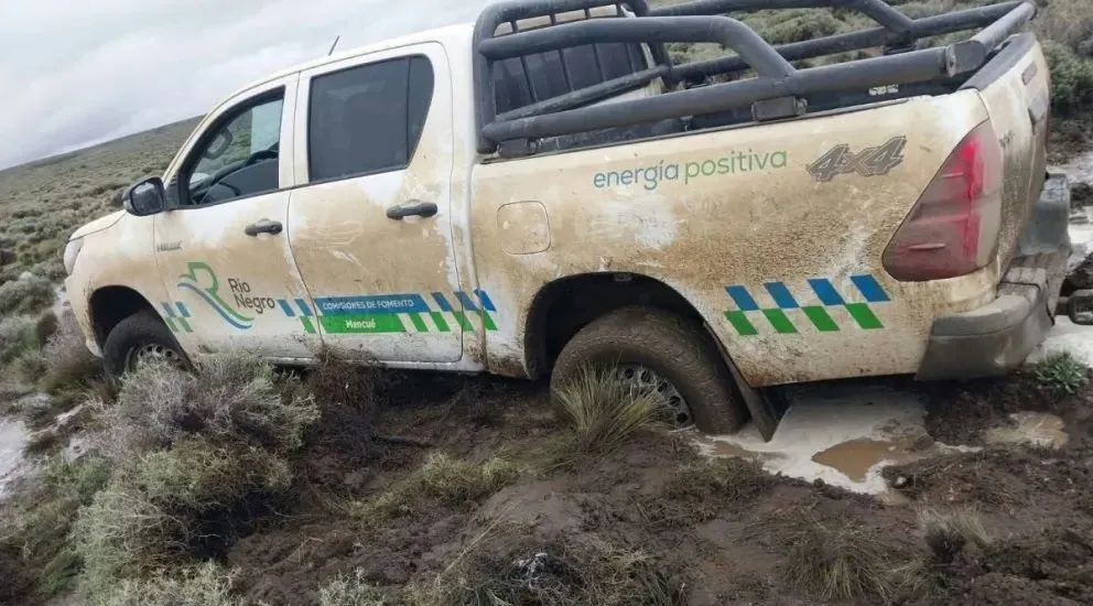 Las mayores complicaciones se registraron en los caminos de ripio, donde estuvo presente Vialidad Rionegrina.