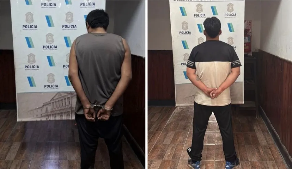 La Policía aprehendió a dos hombres y quedaron a disposición judicial. Foto gentileza. 